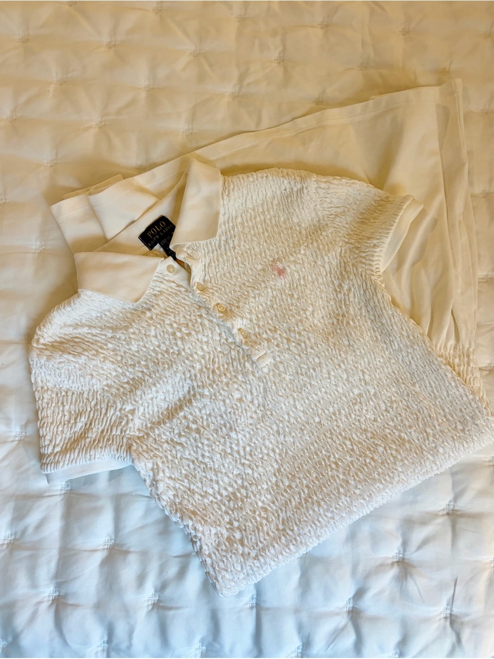 Polo Ralph Lauren White Polo Dress